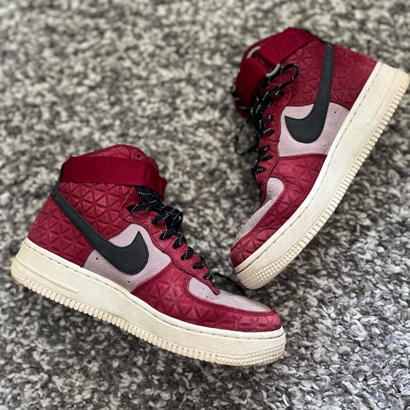 Nike Air Force 1 Hi Premium Suede Sneakers (size 7) - Picture 1 of 16